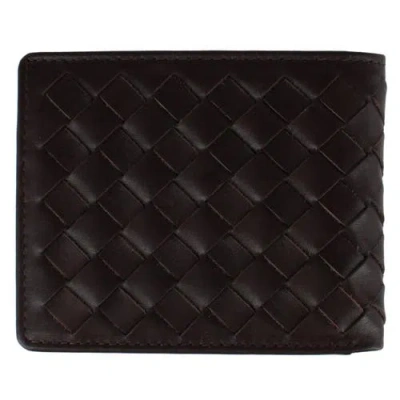 Trafalgar Lazzaro Lattice Weave Leather Bi-fold Wallet
