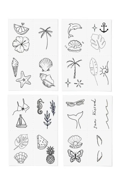 Inked By Dani Paradise Pack Temporary Tattoos