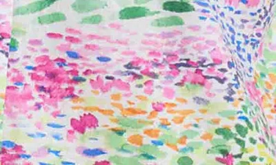 Foxcroft Abigail Short Sleeve Linen Blend Button-up Shirt