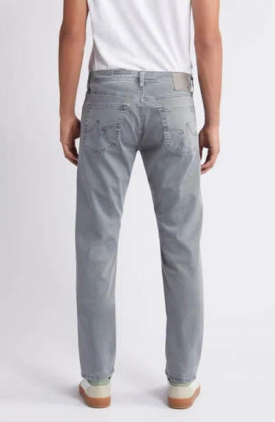 Ag Everett Sueded Stretch Sateen Slim Straight Leg Pants In Sulfur Bayside Road