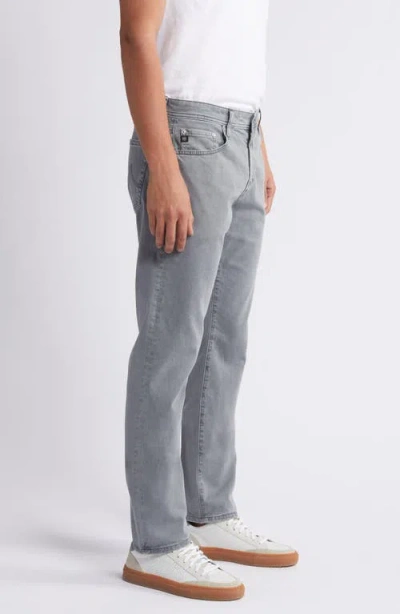 Ag Everett Sueded Stretch Sateen Slim Straight Leg Pants In Sulfur Bayside Road