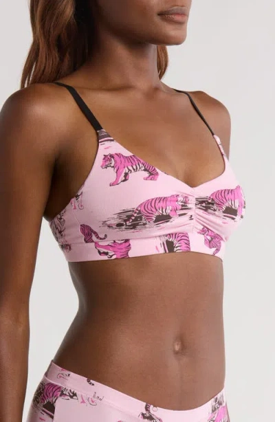 Meundies Feelfree Bra In Pink
