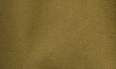 Burberry Castleford Check Collar Water Resistant Gabardine Trench Coat In Green