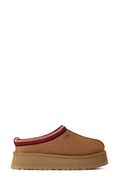 Ugg Platform Slip-on Shoes With Decorative Braided Trim In Brown