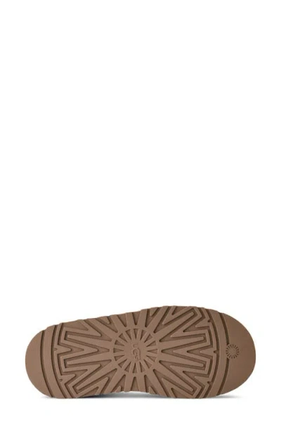 Ugg Platform Slip-on Shoes With Decorative Braided Trim In Brown