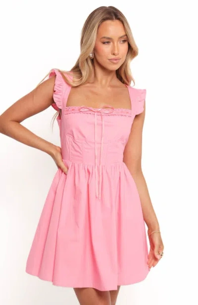 Petal And Pup Petal & Pup Anastasia Cutout Back Minidress In Pink