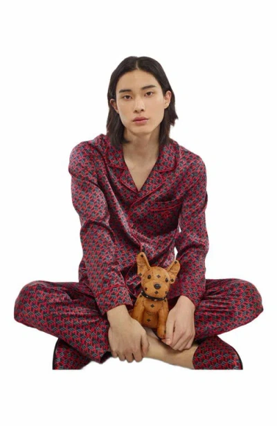 Mcm Park Doll In Visetos In Brown