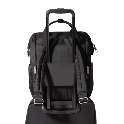 Baggallini The Travel Smart Edit Securtex Anti Theft Windsor Backpack In Black