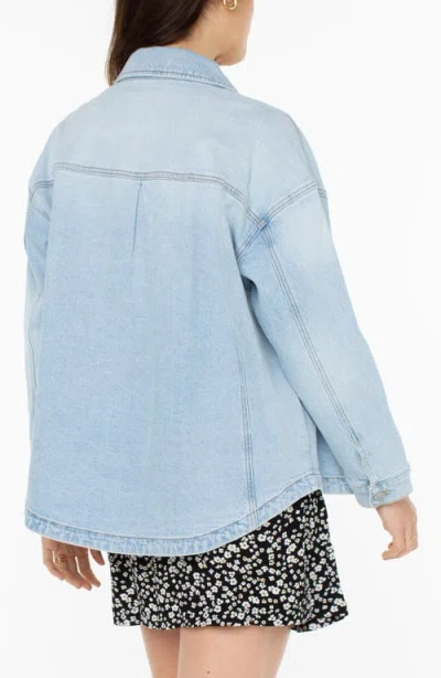 Roxy Beach Babe Denim Jacket In Blue