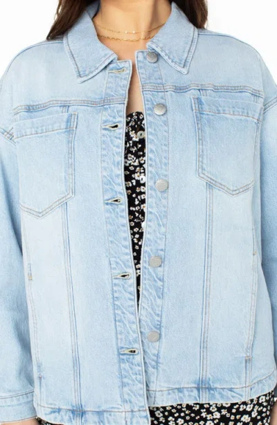 Roxy Beach Babe Denim Jacket In Blue