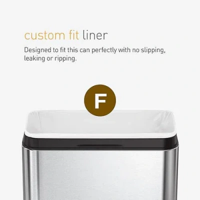 Simplehuman Code F Custom Fit Liners With Quick Dispense Packs In White