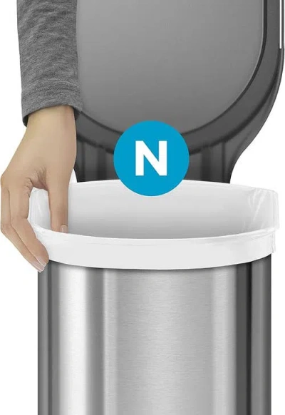 Simplehuman Code N Custom Fit Liners With Quick Dispense Packs In White