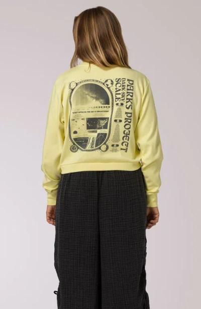 Parks Project Dark Sky Scale Cropped Crewneck