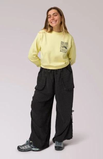 Parks Project Dark Sky Scale Cropped Crewneck