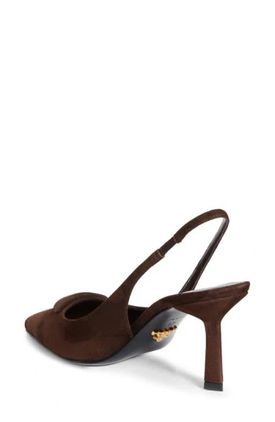 Prada Suede Pointed Toe Stiletto Heel Pumps In Multi