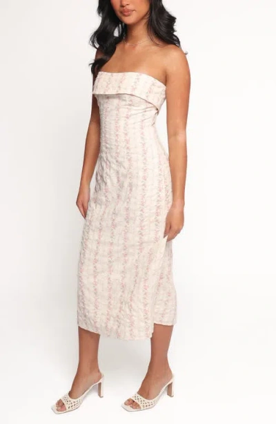 Petal And Pup Petal & Pup Norma Strapless Midi Dress In White