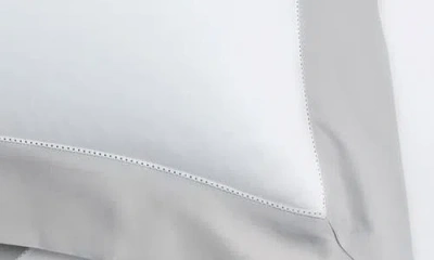 Boll & Branch Signature Colorblock Organic Cotton Duvet Cover & Sham Set In White