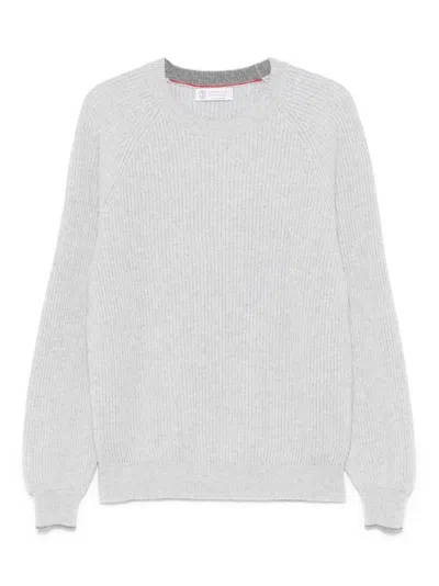 Brunello Cucinelli Men Cashmere Crewneck Sweater