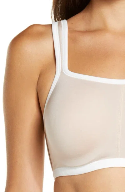 Natori High-impact Yogi Contour Convertible Full Coverage Sports Bra 731050 In White