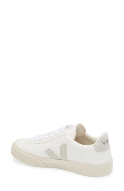 Veja Campo Bicolor Leather Low-top Sneakers In White