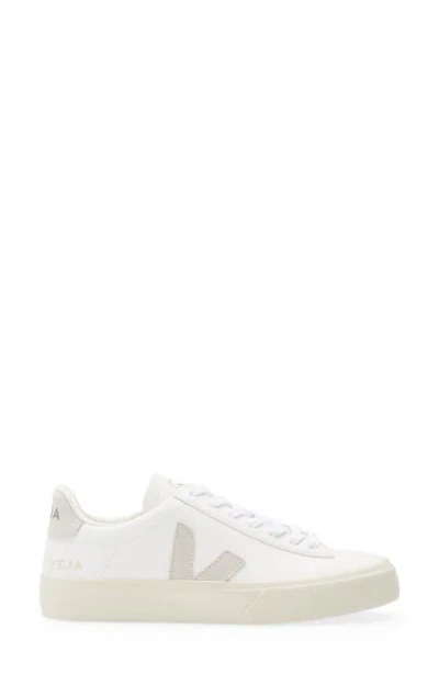 Veja Campo Bicolor Leather Low-top Sneakers In White