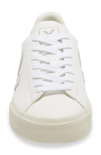 Veja Campo Bicolor Leather Low-top Sneakers In White