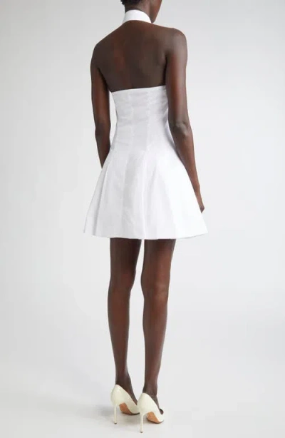 Balmain Backless Dress In White