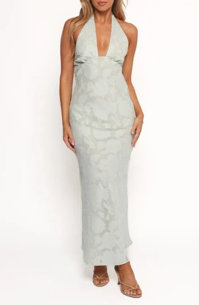 Petal And Pup Petal & Pup Edwards Halter Dress In Blue