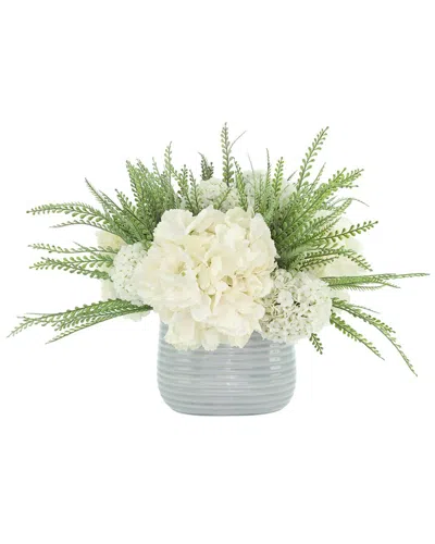 Creative Displays Hydrangeas And Viburnum Arranged In Green