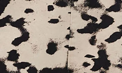 Topshop Animal Print Cotton Romper In Black