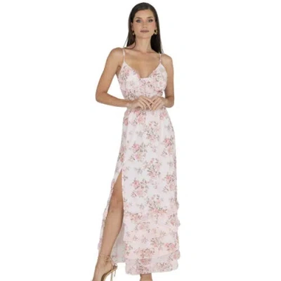 Akalia Hailey Carmen Dress In Pink