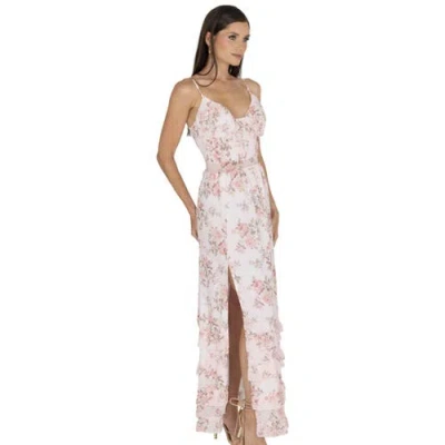 Akalia Hailey Carmen Dress In Pink