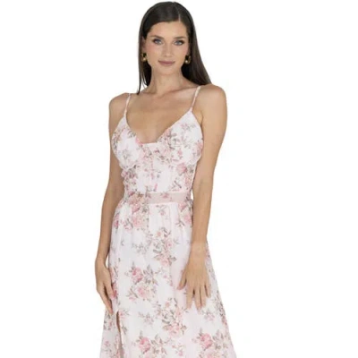 Akalia Hailey Carmen Dress In Pink
