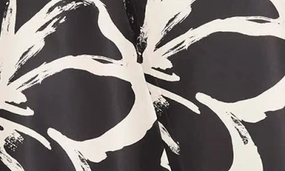 Maggy London Asymmetric Hem Midi Dress In Black