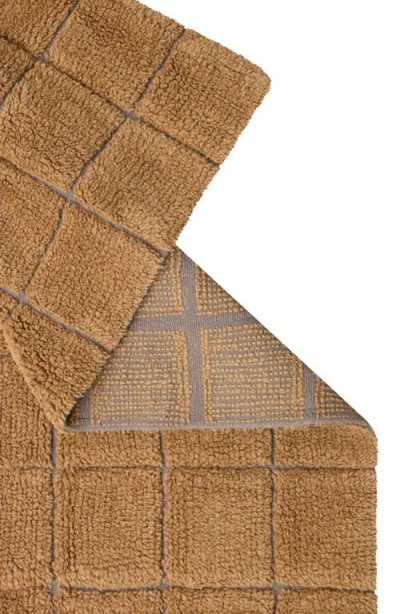 Lorena Canals Woolablemosaic Washable Wool Rug In Brown