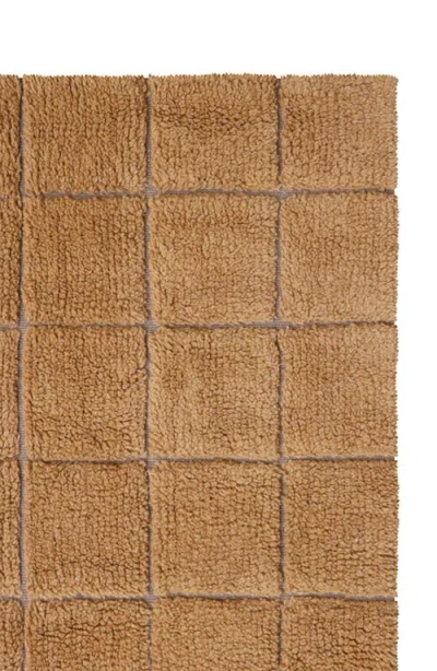 Lorena Canals Woolablemosaic Washable Wool Rug In Brown