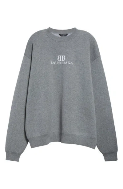 Balenciaga Crewneck Sweater 818422t3368 1380 In Gray