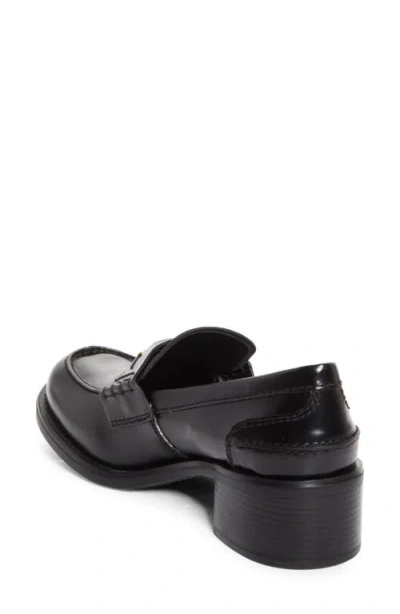 Miu Miu Women's Leather Loafers In Black