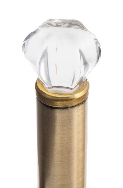 Mackenzie-childs Mackenzie Childs Courtly Check Wood Paper Towel Holder In Gold