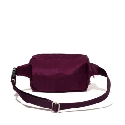 Baggallini Securtex Anti-theft Belt Bag Sling In Mulberry