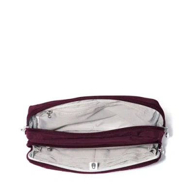 Baggallini Securtex Anti-theft Belt Bag Sling In Mulberry