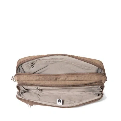 Baggallini Securtex Anti-theft Sling Belt Bag In Brown