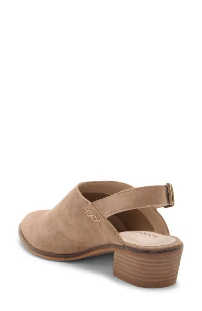 Lucky Brand Women's Mylody Slingback Low Heeled Mules In Brown