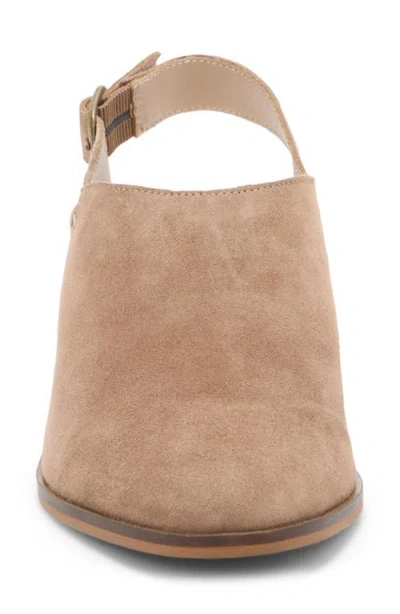 Lucky Brand Women's Mylody Slingback Low Heeled Mules In Brown