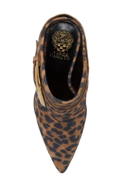 Vince Camuto Bailey Pointed Toe Mule In Animal Print