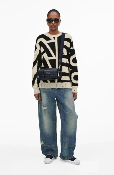 Marc Jacobs The Leather Cargo Bag In Black