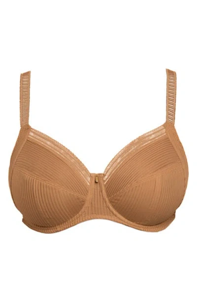 Fantasie Fusion Side Support Bra In Brown