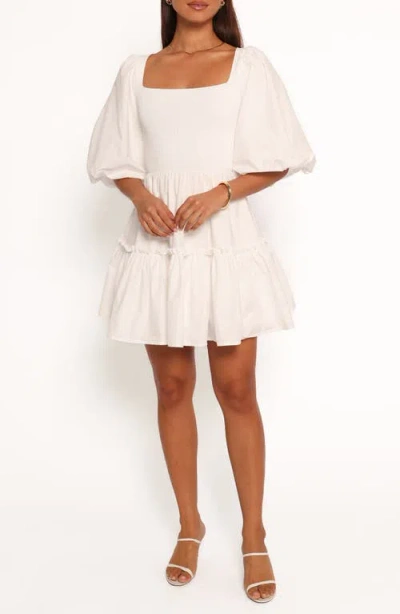 Petal And Pup Petal & Pup Meredith Fit & Flare Minidress In White