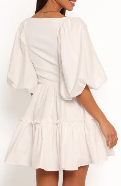Petal And Pup Petal & Pup Meredith Fit & Flare Minidress In White