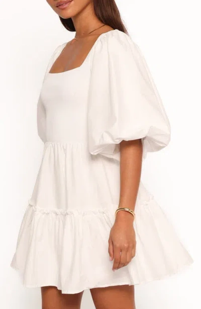 Petal And Pup Petal & Pup Meredith Fit & Flare Minidress In White